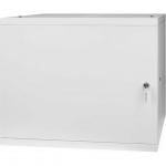 Szafa Lexi-NET 19'' szafki ścienne Basic 9U 525x450, drzwi metalowe, bez tyłu, rozłożony, szary | LX19-9U-450MG | 5907222250549