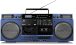 Radioodtwarzacz Medion LIFE&reg; P66538 Retro-Boombox niebieski (50078738) | 50078738 | 4061275240740