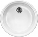 Zlewozmywak Deante  1-komorowy Lusitano bez ociekacza okrągły 44,5cm biały (ZCL_680N) | ZCL_680N | 5908212037850