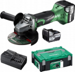 Szlifierka Hikoki HIKOKI.ANGLE GRINDER. 18V 125 G18DSL2 2x5.0Ah HITSYSTEM ... | G18DSL2WUZ | 4966376338092