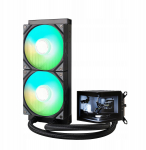 TRYX PANORAMA Komplett-Wasserk&uuml;hlung, ARGB - 240 mm, schwarz | WATX-005 | 6977029650049