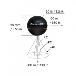 Deeper | Smart Sonar PRO+2 | Sonar | Wi-Fi | Black | FNG0033 | 4779032950701