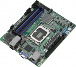 ASRock Mainboard W680D4ID-2T/G5/X550 mini-DTX gniazdo 1700 DDR5-only Single | W680D4ID-2T/G5/X550 | 4711430523637