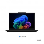 Lenovo ThinkPad T14 G7 AMD | Black | 14 " | IPS | WUXGA | 1920 x 1200 pixels | Anti-glare | AMD Ryzen AI 5 PRO | 440 | 16 GB | SODIMM DDR5 | Solid-state drive capacity 512 GB | AMD Radeon 840M Graphics | Windows 11 Pro | 802.11be | Bluetooth version  ...