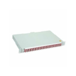 TELEGRTNER Panel światłowodowy TELEG&Auml;RTNER BASIS V z łącznikami i pigtailami, 24x LC Quad, fioletowy, OM4 | 26.11.6072 | 4018359006990