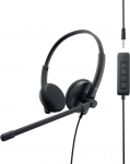 Słuchawki Dell DELL WH1022 Zestaw słuchawkowy Przewodowa Opaska na głowę Połączenia/muzyka USB Typu-A Czarny | 520-AAVO | 5715063802298