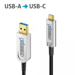 PureLink FiberX Serie - USB 3.1 Glasfaser Kabel - USB-A USB-C - Hybrid - 10m | FX-I630-010 | 4251364732014