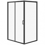 Cersanit KABINA PRYSZNICOWA ARTECO CZARNA PRZESUWNA 120X90X190 SZKŁO TRANS | EZZR1000220001 | 5901771174578
