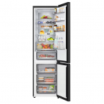 LG Refrigerator | GBBS726CEV | Energy efficiency class C | Free standing | Combi | Height 203 cm | Fridge net capacity 262 L | No Frost system | Freezer net capacity 113 L | Display | 34 dB | Essence Black Steel | GBBS726CEV | 8806096627563