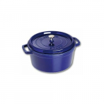 STAUB La Cocotte 28cm okrągły, ciemnoniebieski, żeliwny | 40510-285-0 | 3272341028914