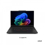 Lenovo ThinkPad T14 G7 AMD | Black | 14 " | IPS | WUXGA | 1920 x 1200 pixels | Anti-glare | AMD Ryzen AI 5 PRO | 440 | 16 GB | SODIMM DDR5 | Solid-state drive capacity 512 GB | AMD Radeon 840M Graphics | Windows 11 Pro | 802.11be | Bluetooth version  ...