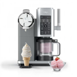 Ninja CREAMi Soft serve ice cream maker 0.47 L 800 W Grey, Silver | NC701EU | 0622356292306