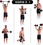 HMS &lrm;Hantle SGR18 Pro Set żeliwne 2 x 18 kg | 5907695553574 | 5907695553574