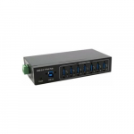 Exsys EXSYS EX-11227HMVS 7 Port USB 3.2 Gen 1 Metall HUB VIA VL811+ Chipset | 4718359112270 | 4718359112270