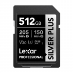 Lexar Professional SILVER PLUS SDXC 512GB memory card | LSDSIPL512G-BNNNG | 843367134151