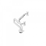 Arozzi Desk Mount | Neo Duo - Gas Spring Monitor Arm AZ-ALZARE-NEO-DUO-WT | Tilt, Swivel, Rotation | Maximum weight (capacity) 9 kg | White | AZ-ALZARE-NEO-DUO-WT | 850072937342