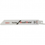 Bosch Bosch saber saw blade S 922 HF Flexible for Wood and Metal, 100 pieces (length 150mm) | 2608656320 | 3165140346184