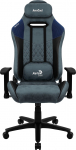 Aerocool DUKE AeroSuede Universal gaming chair Black,Blue | AEROAC-280DUKE-BK/BL | 4710562751130