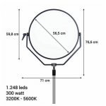 Falcon Eyes Bi-Color LED Lamp Sophiez SO-300TDX on 230V | 290688 | 8718127085337