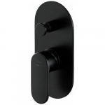 Bateria wannowa Cersanit Crea podtynkowe czarny (S951-322) | S951-322 | 5901771000167