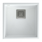 Zlewozmywak Quadron DAVID 40 GraniteQ snow white/elementy stalowe | 39221000 | 5903242539305