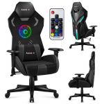 Huzaro Combat 7.6 RGB Black gaming chair with fan | HZ-COMBAT 7.6 RGB BLACK | 5903796018103