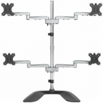 StarTech Stojak biurkowy na 4 monitory do 32'' (ARMQUADSS) | ARMQUADSS | 0065030879903