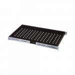 Digitus Extendible Shelf for 483 mm Cabinets | DN-19 TRAY-2-1000SW | Black | DN-19 TRAY-2-1000SW | 4016032180401