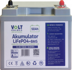 Volt Akumulator LiFePO4 12V 50 Ah (50A) | 6AKLI05012 | 5904100452057
