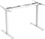 Powerton Stelaż / podstawa biurka, elektycznie regulowany, regulacja rozstawu 500mm, system antykolizyjny, biały, 100 kg nośność, Powerton | WPESD1W | 8590274793231