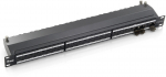 Equip Equip Patchpanel 24x RJ45 Cat6A 19'' FTP 1HE Premium schwarz | 326624 | 4015867162187
