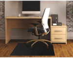 Mexen Advantage stoleunderlag PVC 120x150 cm h&aring;rdt gulv sort | FR124860HEBV | 8417761002792