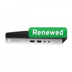HP Renewed Grade B | ProDesk 600 G4 DM | Intel Core i3 | i3‑8100T | 8 GB | NVMe | 128 GB | Intel UHD Graphics 630 | Windows 11 Home | HPProDesk600G4DMi38100T8128BW | 4770070885024