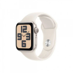 Apple Watch SE2 (2024) GPS 40mm Starlight Alu Case, Starlight Sport Strap S/M EU MXEF3 | MXEF3QFA | 195949643149