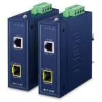 Konwerter światłowodowy Planet Industrial EtherCAT Media Converter Kit (IECC-210T + IECC-210R, -40~75 degrees C, Dual 9~48V DC, 1 x 100TX RJ45, 1 x 100FX SFP, BECKHOFF Et (IECC-210-KIT) | IECC-210-KIT | 4711605286985