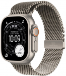 Watch Ultra 3 GPS + Cellular 49mm Natural Titanium Case with Natural Titanium Milanese Loop - Small | MEWW4QP/A | 195950609615