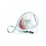 Flexi Smycz dla psa Glam Splash Orient biała 5m | FL-2229 | 4000498042229