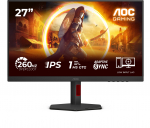 AOC 27G4ZR | 27 " | Fast IPS | FHD | 16:9 | 240 Hz | 1 ms | 1920 x 1080 pixels | 350 cd/m&sup2; | HDMI ports quantity 2 | Black | 27G4ZR | 4038986183246