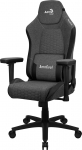 Aerocool CROWNASHBK, Ergonomic Gaming Chair, Adjustable Cushions, AeroWeave Technology, Black | AEROCROWN-ASH-BLACK | 4711099471256