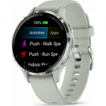 Garmin Venu 3S 3.05 cm (1.2") AMOLED 41 mm Digital 390 x 390 pixels Touchscreen Grey, Silver Wi-Fi GPS (satellite) | 010-02785-01 | 753759314781
