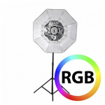 Falcon Eyes RGB LED Lamp RX-782 with Foldable Softbox 100 cm | 290733 | 8718127083524