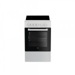 Beko FSS57000GW cooker Freestanding cooker Ceramic Black, White A | FSS57000GW | 8690842117763