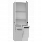 Topeshop NEL 2K DD BIEL bathroom storage cabinet White | NEL 2K DD BIEL KPL | 5902838467596