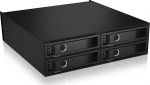 Kieszeń Icy Box 4x 2.5'' U.2 SFF-8639 - Mini-SAS SFF-8643 (IB-2242U2K) | IB-2242U2K | 4250078171355