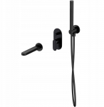 Cersanit SET B732 Zestaw wannowy podtynkowy CREA czarny (S952-042) | S952-042 | 5901771079002