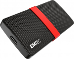 Dysk zewnętrzny SSD Emtec Portable X200 2TB Czarno-czerwony (ECSSD2TX200) | ECSSD2TX200 | 3126170173690