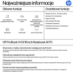 Laptop HP ProBook 4 G1i 16 / 16 cali WUXGA / Ultra 5 225H / 24GB / 512GB SSD / Windows 11 Home (C51M9ET#AKD) | C51M9ET#AKD | 199485799520