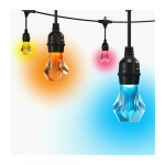 Nanoleaf Essentials Matter Smart Multicolour Outdoor String Lights Starter Kit 15m | 16M+ | NF084K02-20SLO | 4897105338338