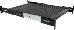 StarTech StarTech.com 2U Sliding Server Rack Mount Shelf - 20 to 30in Adjustable Mounting Depth - Vented - 50lb - Heavy Duty Universal 19&rdquo; Rack Shelf for Equipment Rack - 24in Deep, Adjustable shelf, Black, Steel, 22.7 kg, 2U, EIA RS310-C | UNISLDSHF ...