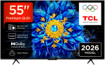 TCL P8L 55P8L TV 139.7 cm (55") 4K Ultra HD Smart TV Wi-Fi Black 450 cd/m&sup2; | 55P8L | 5901292530204